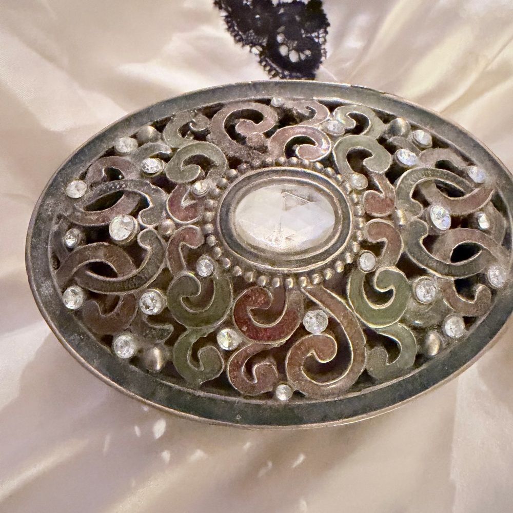 Elegant Silver and Gold Decorative Accent